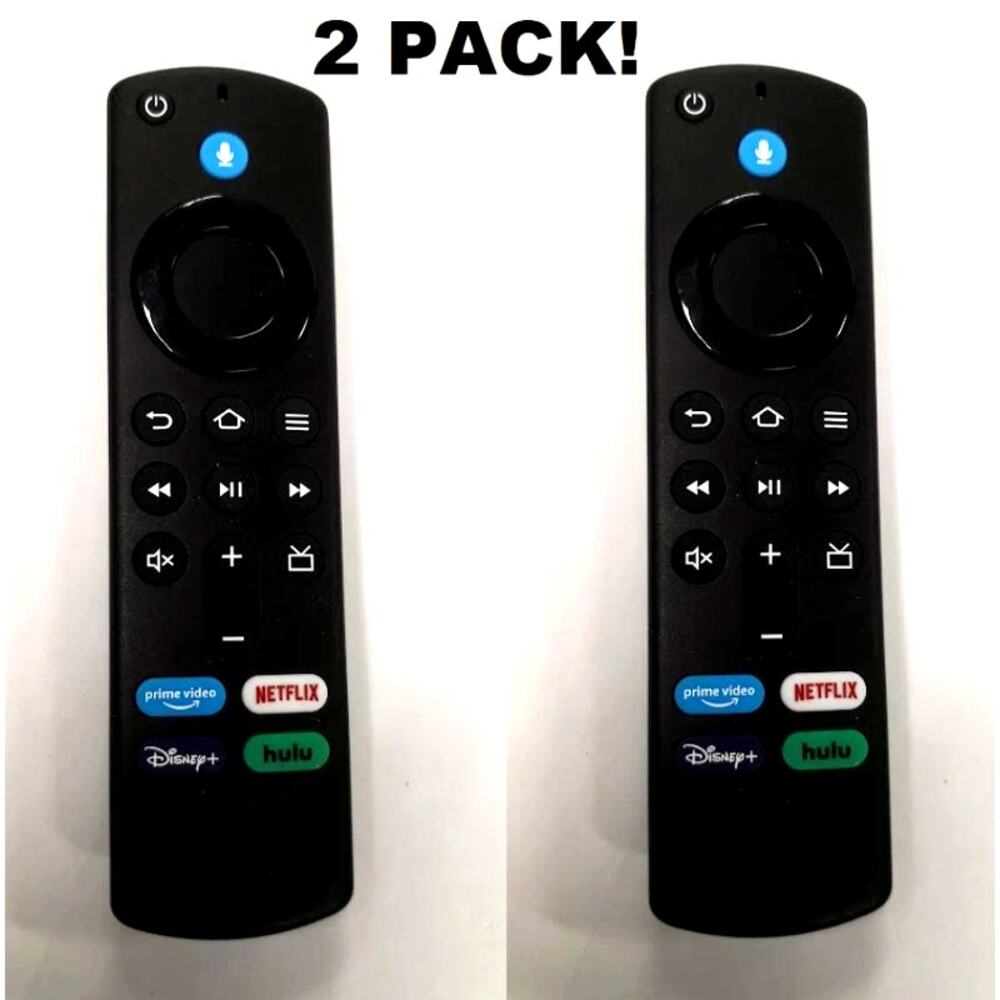 2 Replacement Remotes for Amazon Fire stick 4K Max - Remotes Only. Alexa Voice